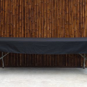 Black Rectangle Table Cloth