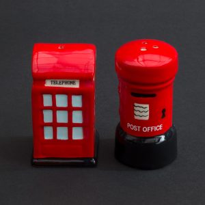 Red Telephone Salt and Pepper Shaker