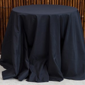 Small Black Round Table Cloth