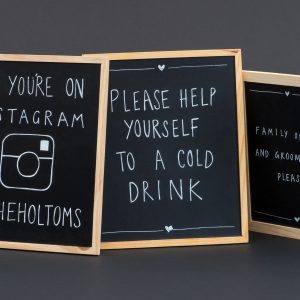 Variety of Wedding Signage