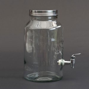 Vintage Glass Beverage Dispenser