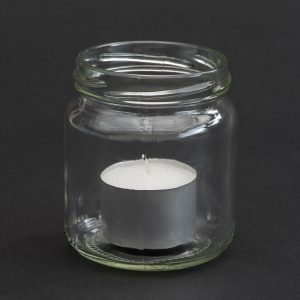 Vintage Jam Tealight Candle Jars